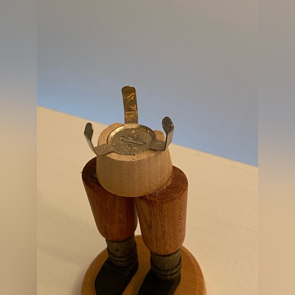 Vintage Erzgebirge German Christmas wooden incense smoker I Love You cookie - Picture 8 of 9